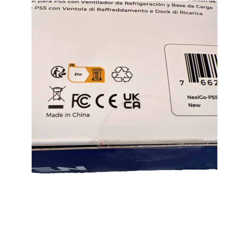 NexiGo PS5 Horizontal Stand with Cooling Fan & charging Dock for PS5 New Sealed - Picture 3 of 7